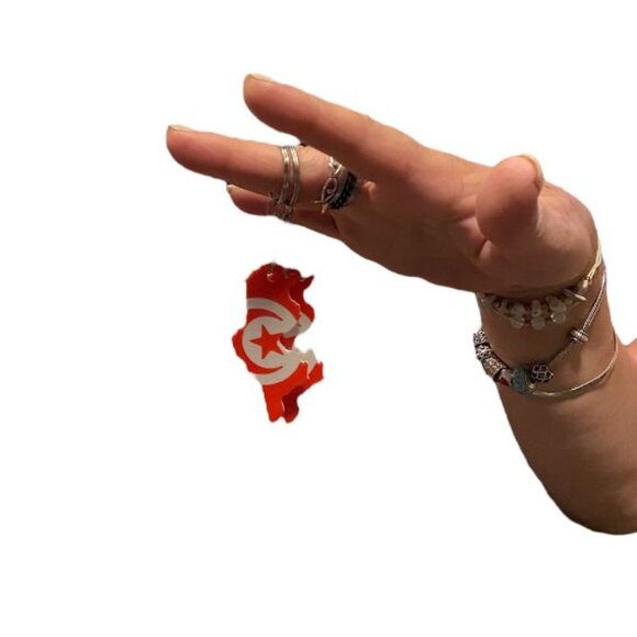 Tunisia Keychain Pack of 50 Units: Ideal for Parties, Events, and Gift - Picture 3 of 3